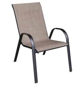 Living Accents  Sling  Black  Steel  Chair 