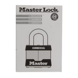 Master Lock 1-5/16 in. H X 1-9/16 in. W X 1-1/2 in. L Steel Double Locking Exterior Padlock