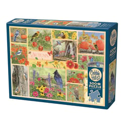 Cobble Hill Garden Birds in Autumn Jigsaw Puzzle Multicolored 500 pc