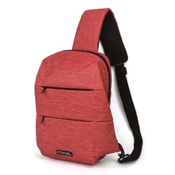 Fitkicks Red Sling Backpack 15.1 in. H X 10 in. W