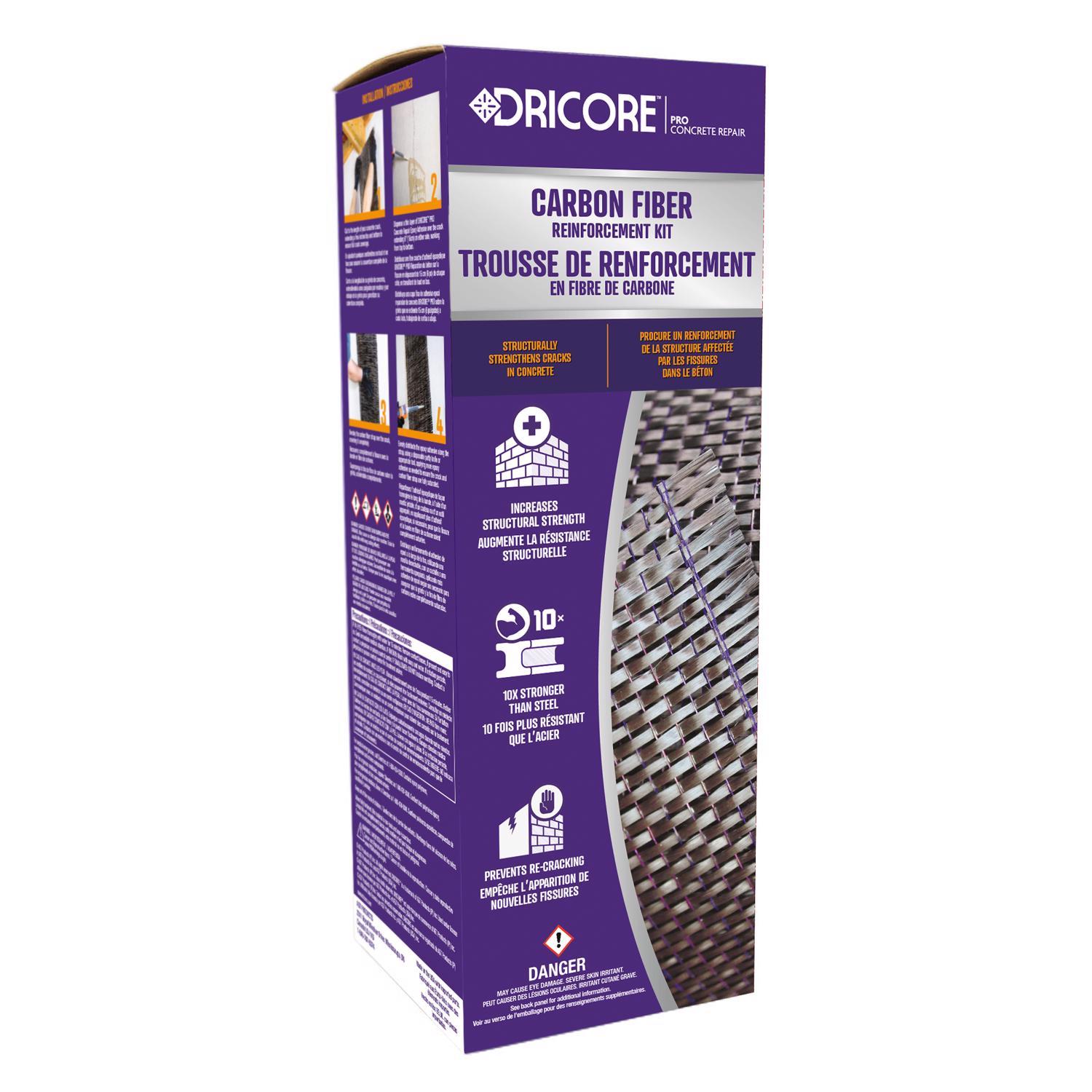 Dricore Carbon Fiber Concrete Reinforcement Kit 4 In. D - Ace Hardware