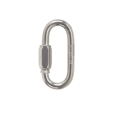 Campbell Polished Stainless Steel Quick Link 880 lb 2-1/4 in. L Campbell Polished Stainless Steel Quick Link 880 lb 2-1/4 in. L
