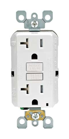 Leviton 20 amps 125 V Duplex White Outlet 5-20R 10 pk - Ace Hardware