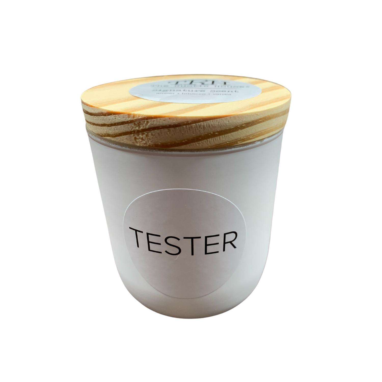 The Rustic House White At the Beach Scent Tester Candle Ace Hardware