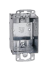 Steel City 3 in. Rectangle Steel Switch Box Silver