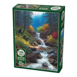 Cobble Hill Mountain Cascade Jigsaw Puzzle Cardboard 1000 pc