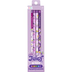OOLY Lil Juicy #2 Writing & Drawing Pencil 6 pk Purple