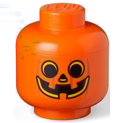 LEGO Pumpkin Storage Head Plastic Orange 1 pc