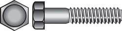 HILLMAN 5/8 in. D X 1-1/2 in. L Zinc Plated Steel Hex Bolt 25 pk