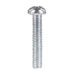 HILLMAN No. 10-32 X 1 in. L Combination Round Head Zinc-Plated Steel Machine Screws 100 pk