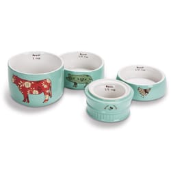 Pavilion Live Simply Ceramic Blue Measuring Cup Set