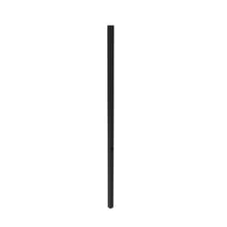 Fortress Athens 7 ft. H X 2 in. W Powder Coated Black Aluminum Line Post