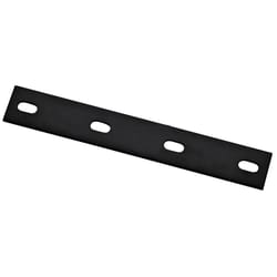 Hampton 1-1/2 in. W X 10 in. L Black Steel Mending Plate