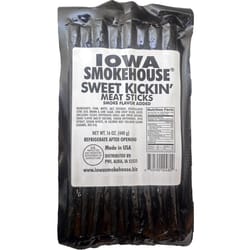 IOWA SMOKEHOUSE Sweet Kickin Meat Sticks 16 oz Packet