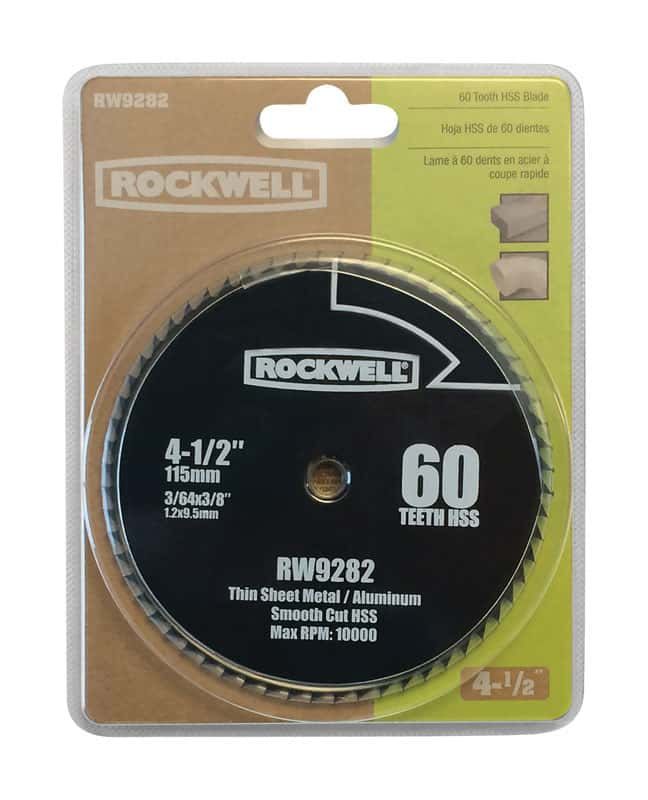 Rockwell 4-1/2-Inch 5-Amp Compact Circular Saw, Rk3441k, Size: Pack of 1, Black