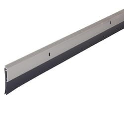 M-D BUILDING PRODUCTS Satin Nickel Aluminum/Vinyl Sweep For Doors 36 in. L X 2.13 in.