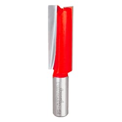 Freud 3/4 in. D X 3/4 in. X 3-1/2 in. L Carbide Double Flute Straight Router Bit