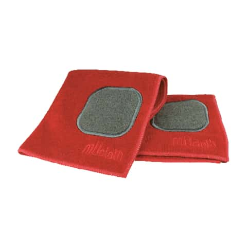 Mukitchen 16 x 24 Microfiber Dishtowel, Crimson - Set of 2