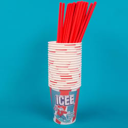 ICEE Cups & Straws Paper 1 pk