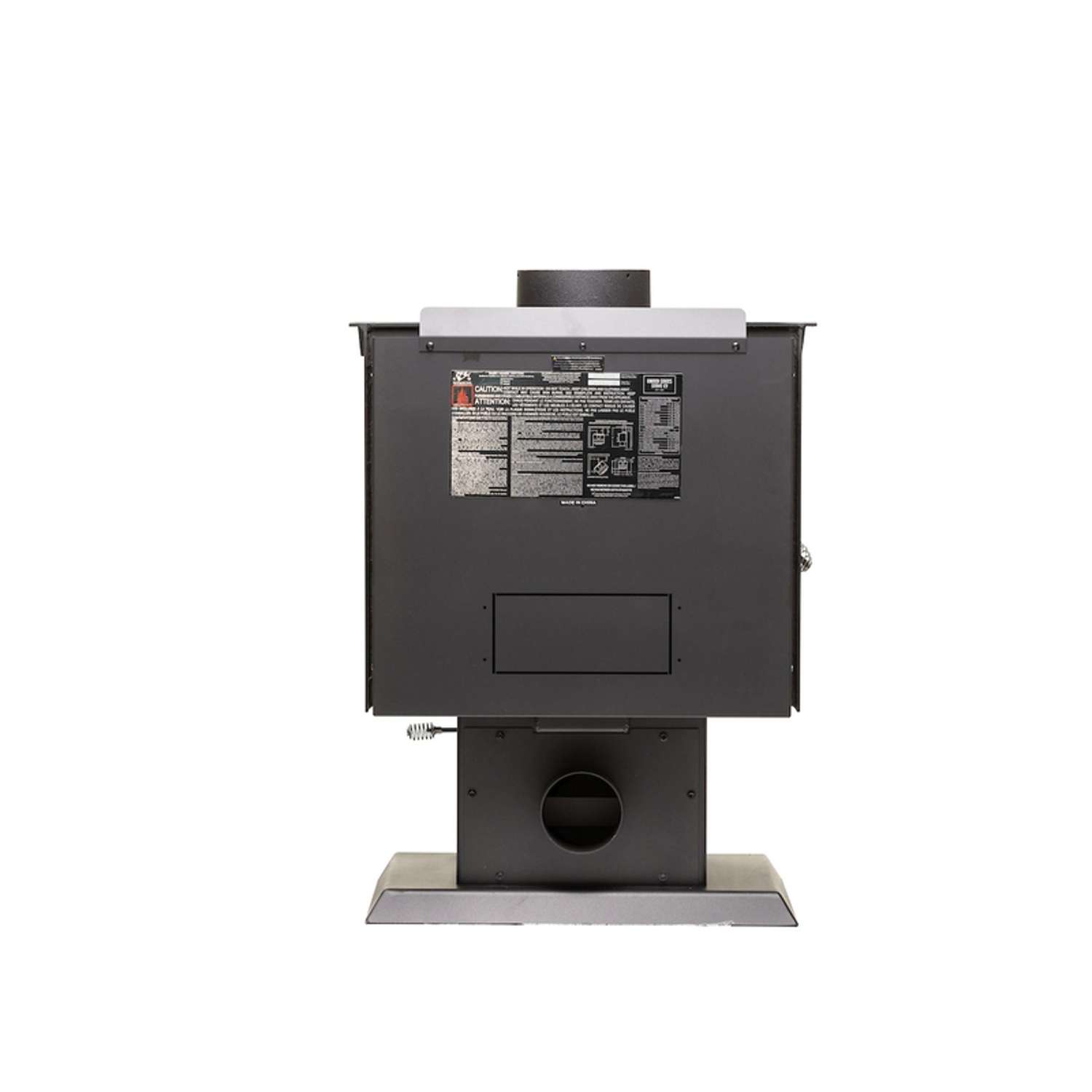 US Stove Ashley EPA Certified 1200 sq ft Pedestal Wood Burning Stove - Ace  Hardware