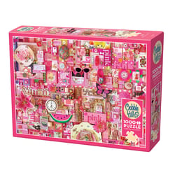 Cobble Hill Pink Jigsaw Puzzle Cardboard Pink 1000 pc