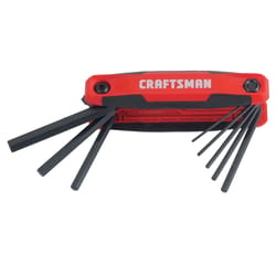 Craftsman .31 Metric Fold-Up Hex Key Set 8 pc