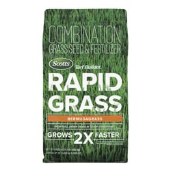 Scotts Turf Builder Rapid Grass Bermuda Grass Full Sun Grass Seed and Fertilizer 8 lb