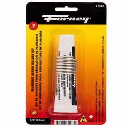 Forney 0.75 oz Lead-Free Plumbing Solder Kit 0.13 in. D Tin/Copper/Silver 96/3.9/0.1 1 pc