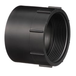 Charlotte Pipe 3 in. Hub X 3 in. D FPT ABS Adapter