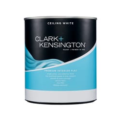 Clark+Kensington Flat Ceiling White Ceiling Paint Interior 1 qt