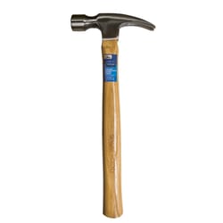 Century Drill & Tool 24 oz Smooth Face Claw Hammer 15.25 in. Hickory Handle