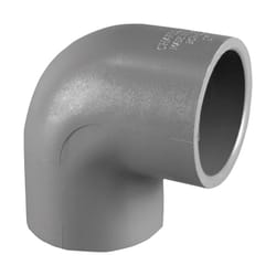 Charlotte Pipe Schedule 40 3 in. Socket X 3 in. D Hub PVC 11-11/16 in. 90 Degree Elbow 1 pk