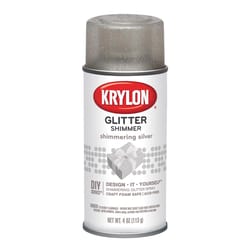 Krylon Glitter Shimmer Shimmering Silver Spray Paint 4 oz