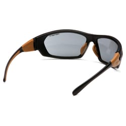 Carhartt Carbondale Full-Frame Safety Glasses Gray Lens Black/Tan Frame 1 pc