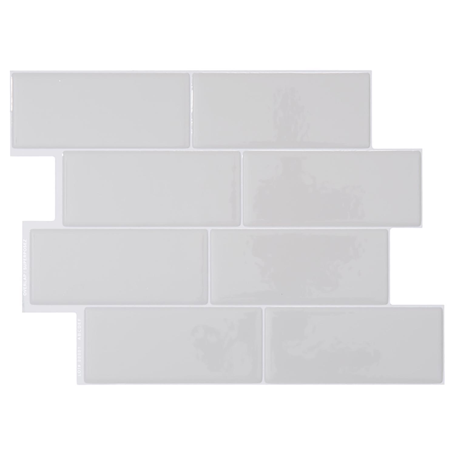 Mint Subway Self-Adhesive Wall Tiles - 1pc/4pcs| Metro Mia| Vinyl Home