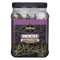 Screw Products ROCO No. 14 X 3.75 in. L Star Low Profile Head Construction Screws 5 lb 140 pk