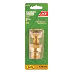 Ace 3/4 in. Brass Threaded Male/Female Quick Connector Faucet Set