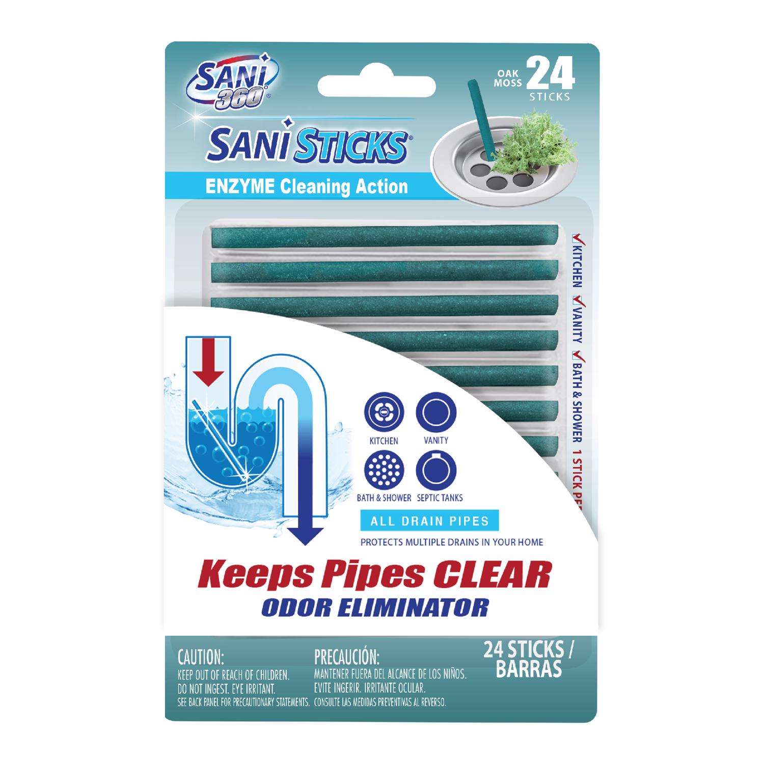 Sani 360 Sani Sticks No Scent Deodorizing MultiPurpose Cleaner Stick