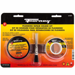 Forney 3 oz Lead-Free Plumbing Solder Kit 0.13 in. D Tin/Copper/Silver 96/3.9/0.1 3 pc