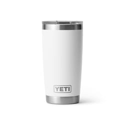 YETI Rambler 20 oz White BPA Free Tumbler with MagSlider Lid