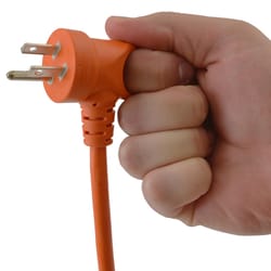 Conntek Indoor or Outdoor 12 ft. L Orange Triple Outlet Cord 14/3 SJTW