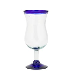 Amici Baja 16 oz Cobalt Blue Glass Drinking Glass