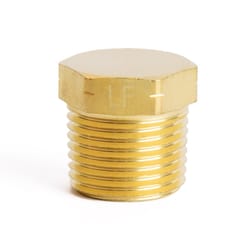 ATC 1/2 in. MPT Brass Hex Head Plug