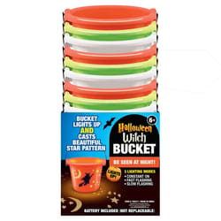 Shawshank LEDz Light Up Witch Bucket Bucket 1 pk