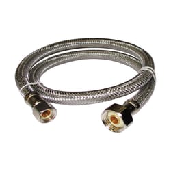 Plumb Pak 3/8 in. Compression X 1/2 in. D FIP 30 in. Stainless Steel Faucet Supply Line