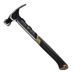 Spec Ops 22 oz Milled Face Claw Hammer 9.25 in. Polypropylene/TPR Handle