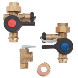 Generic-Universal 3/4 in. FPT in. X 3/4 in. FPT Brass Valve Kit