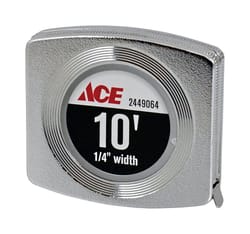 Ace 10 ft. L X 0.25 in. W Pocket Tape Measure 1 pk