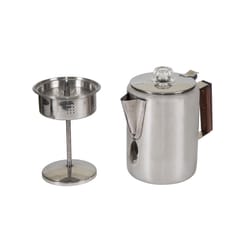 Stansport Silver Coffee Pot 7 in. H X 5 in. W X 8 in. L 6 fl. oz. 1 box