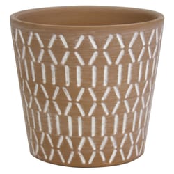 Outdoozie Assorted Ceramic 4 in. H Zander Dash Citronella Candle